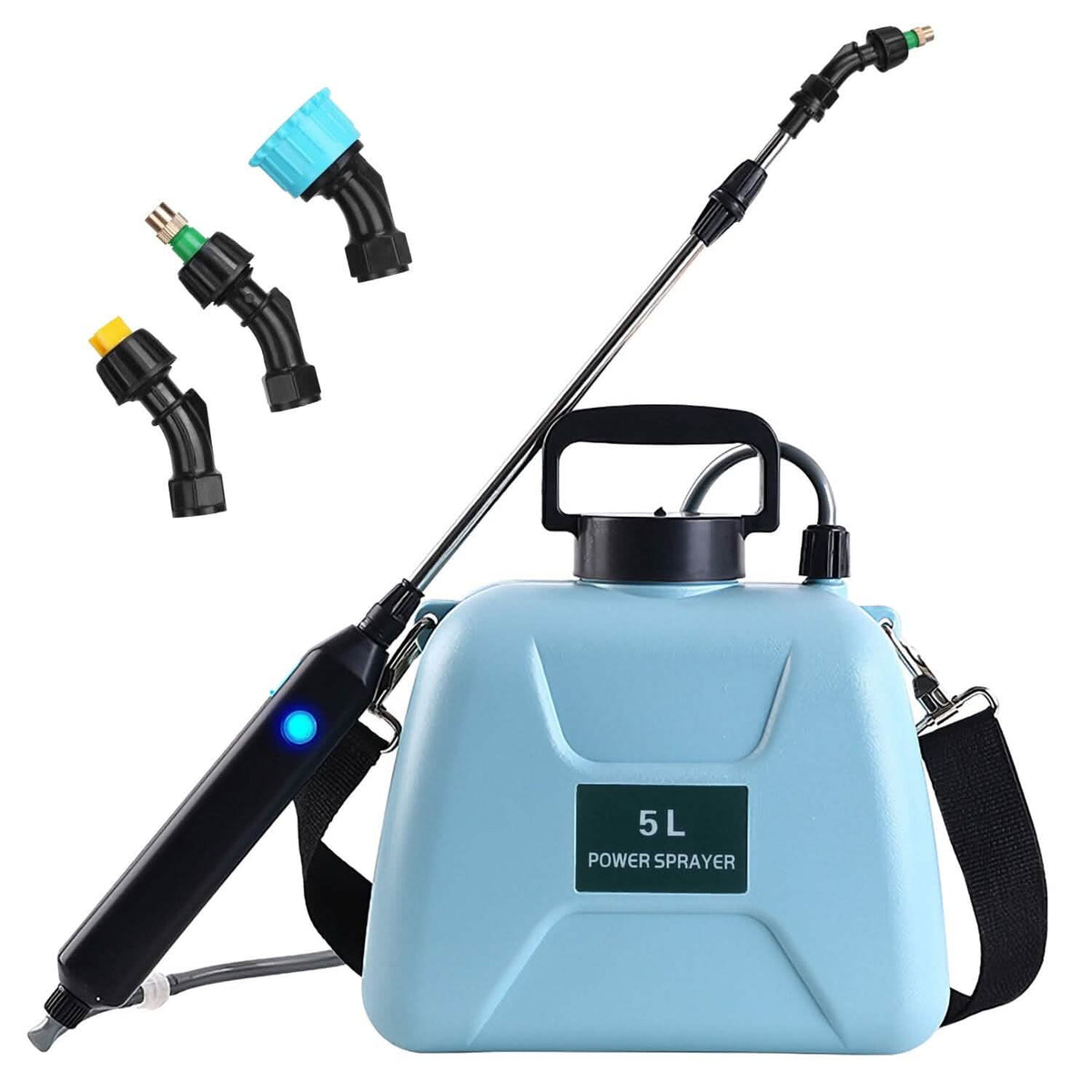 5L/1/3 Gallon Electric Plant Sprayer Telescopic Rechargeable with 3 Spray Sprouts - A-1 Thread Vault