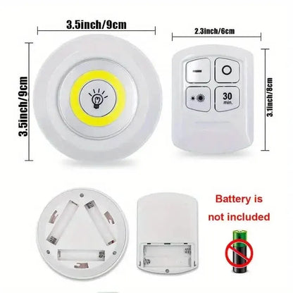 5pcs Smart Wireless LED Under-Cabinet Lights – Remote Control - A-1 Thread Vault
