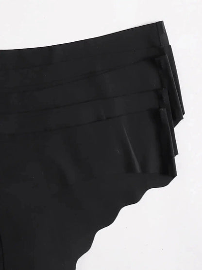5pcs Women's Panties Set Fashion Thongs Soft Seamless Underwear Sexy Lingerie Breathable G-String Cozy Solid Underpanties - A-1 Thread Vault