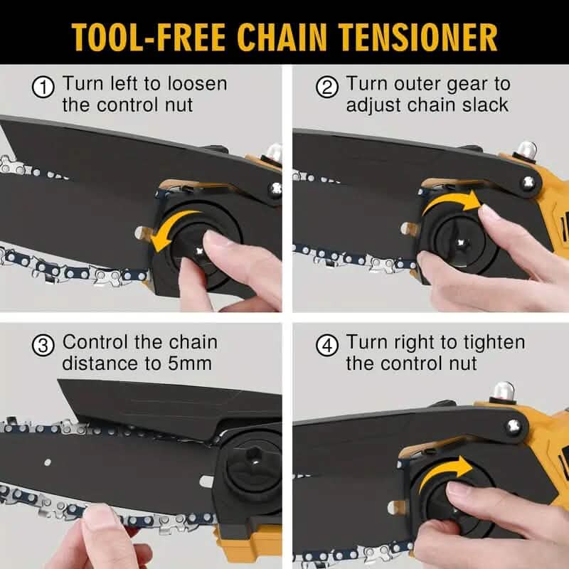 6" Cordless Mini Chainsaw - A-1 Thread Vault