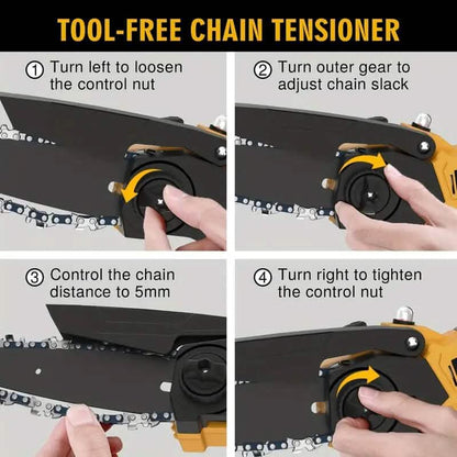 6" Cordless Mini Chainsaw - A-1 Thread Vault