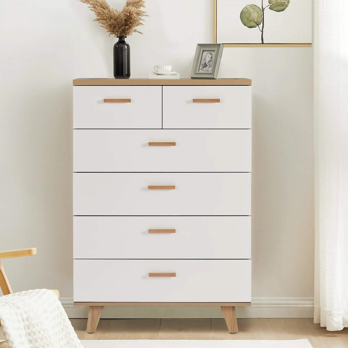 6 Drawer Dresser with Handle - A-1 Thread Vault