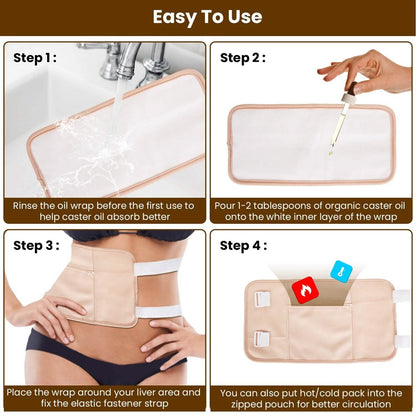 6-Pack: Castor Oil Wrap Set - A-1 Thread Vault