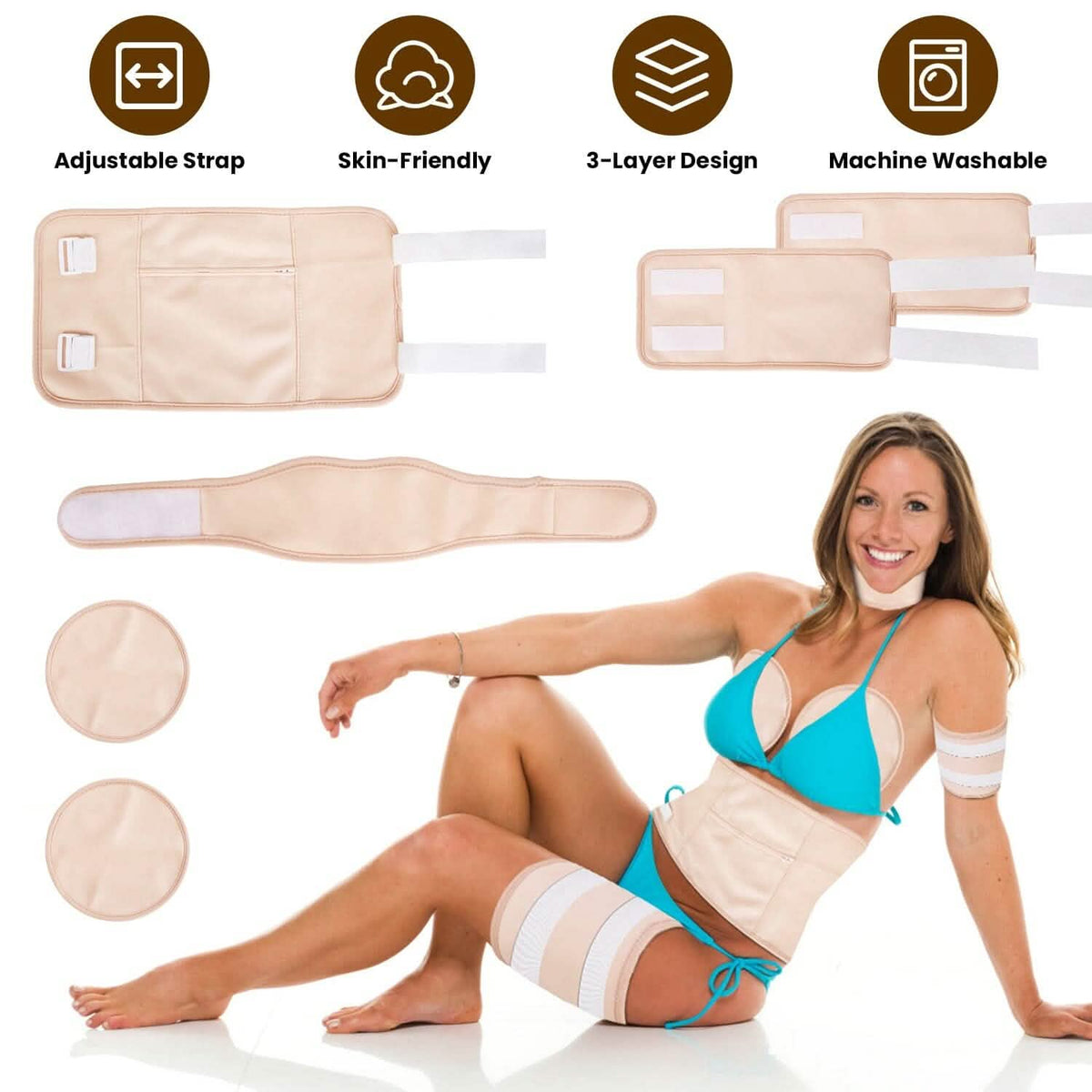 6-Pack: Castor Oil Wrap Set - A-1 Thread Vault