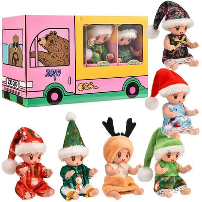 6-Pack: Christmas-Themed Mini Reborn Youngsters Dolls - A-1 Thread Vault