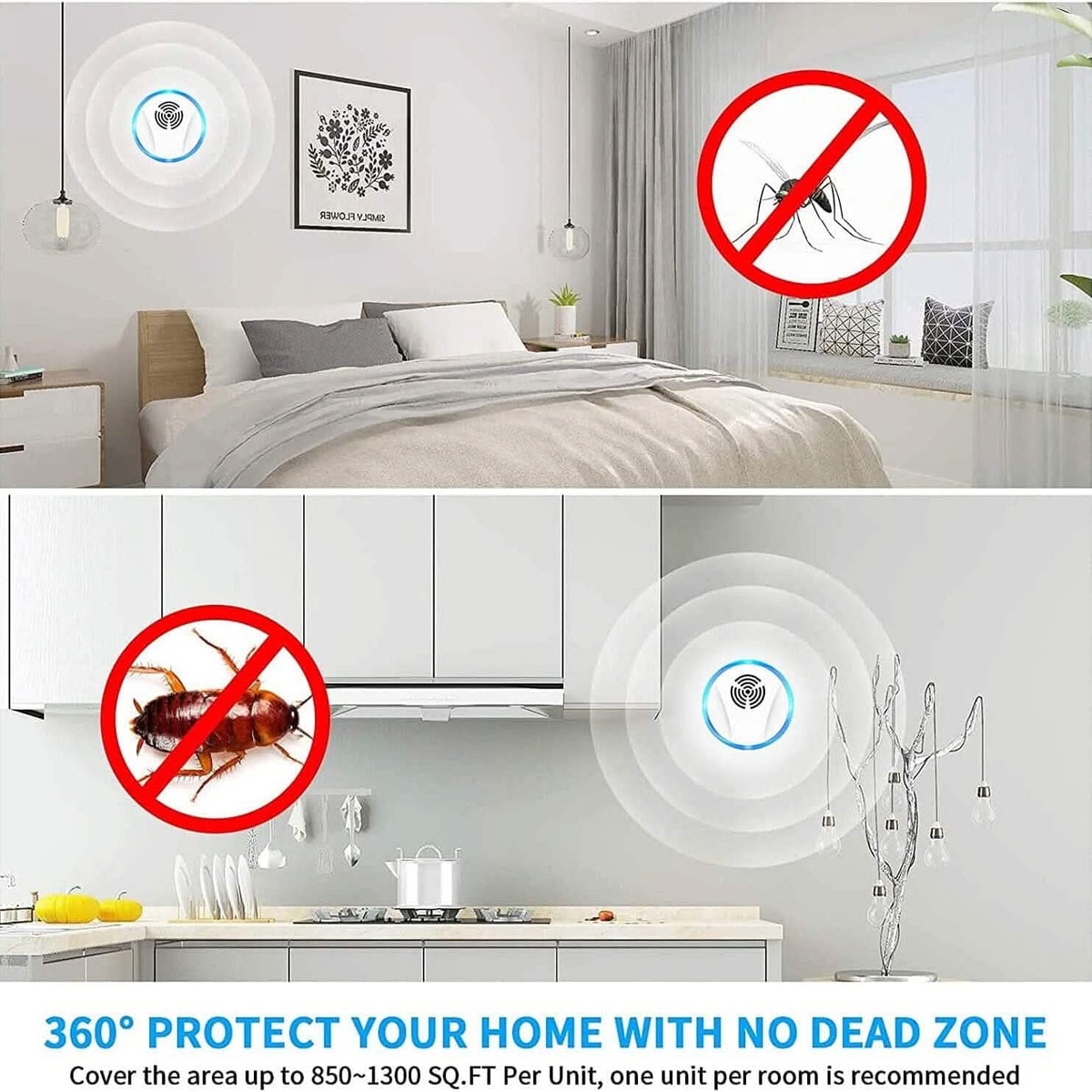 6-Pack: Electronic Pest Repellent Plug in Indoor Pest Control - A-1 Thread Vault