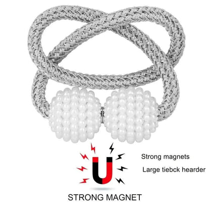 6-Pack: Magnetic Curtain Tiebacks, Decorative Curtain Holdbacks - A-1 Thread Vault