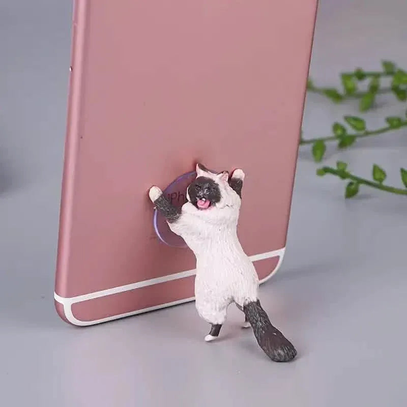 6-Pack: Portable Universal Cute Cat Cell Phone Holder - A-1 Thread Vault