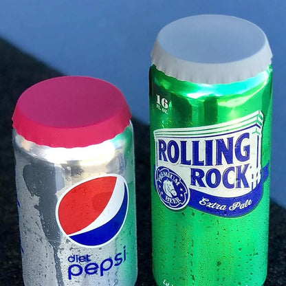6-Pack: Silicone Can Lids Fits Standard Soda Cans - A-1 Thread Vault
