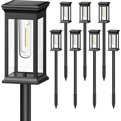 6-Pack: Solar Powered Stake Light IP65 Waterproof Auto On Off - A-1 Thread Vault