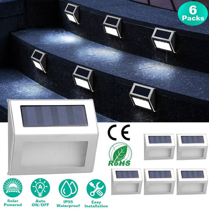 6-Pack: Solar Step Lights - A-1 Thread Vault