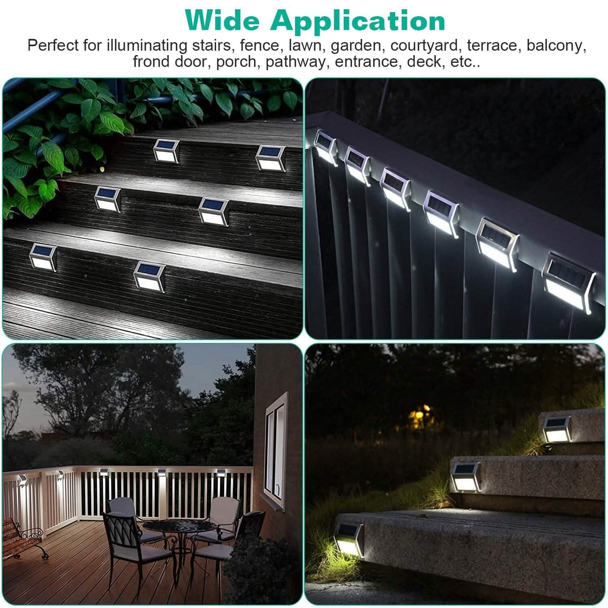 6-Pack: Solar Step Lights - A-1 Thread Vault