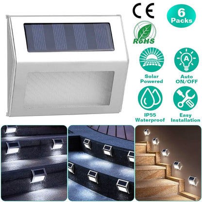 6-Pack: Solar Step Lights - A-1 Thread Vault