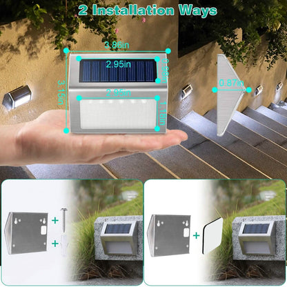 6-Pack: Solar Step Lights - A-1 Thread Vault