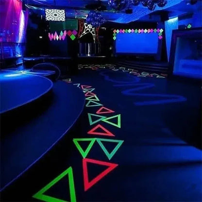 6-Pack: UV Gaffer Fluorescent Party Tape Blacklight Reactive Glow In The Dark Tape - A-1 Thread Vault