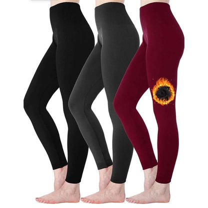 6-Pack: Women’s Extra Fleece Leggings High Waist - A-1 Thread Vault