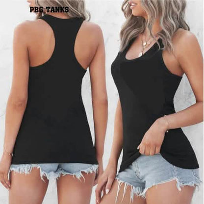 6-Pack: Women's Solid Smooth Assorted Tank Tops - A-1 Thread Vault