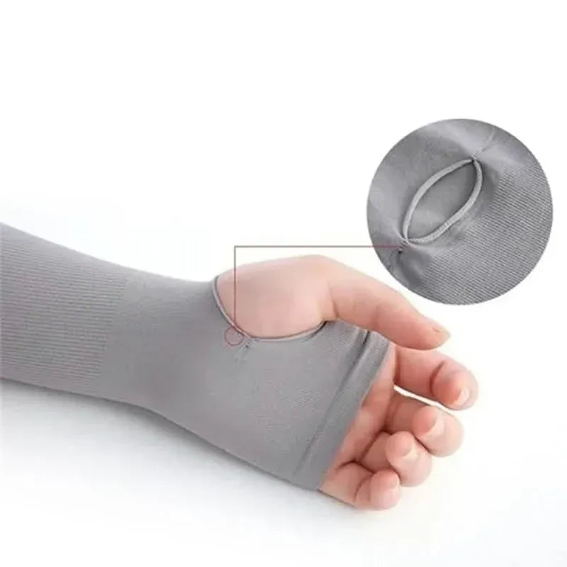 6-Pairs: Ice Silk UV Protection Arm Sleeves - A-1 Thread Vault