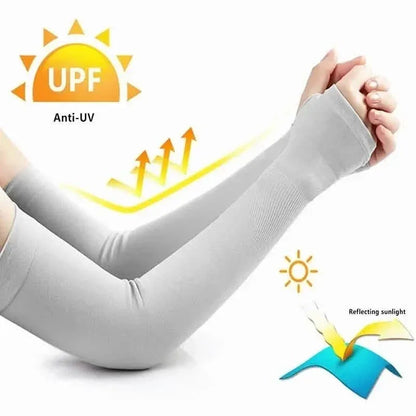 6-Pairs: Ice Silk UV Protection Arm Sleeves - A-1 Thread Vault