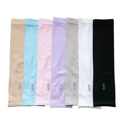 6-Pairs: Ice Silk UV Protection Arm Sleeves - A-1 Thread Vault