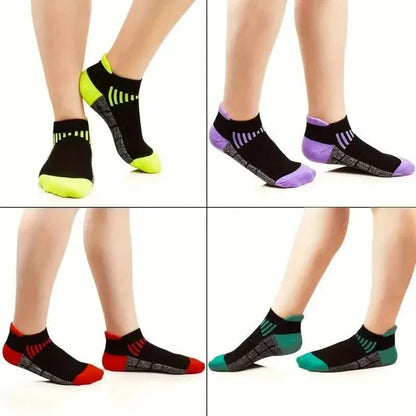6-Pairs: Low Cut Cushioned Breathable Ankle Socks For Running Cycling Hiking - A-1 Thread Vault