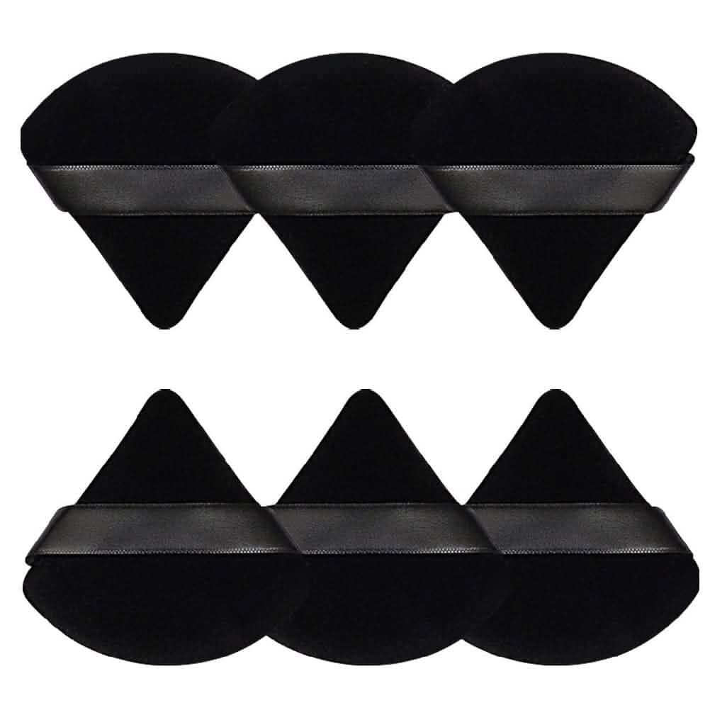 6-Piece: Face Soft Triangle Powder Puff - A-1 Thread Vault