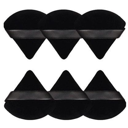 6-Piece: Face Soft Triangle Powder Puff - A-1 Thread Vault