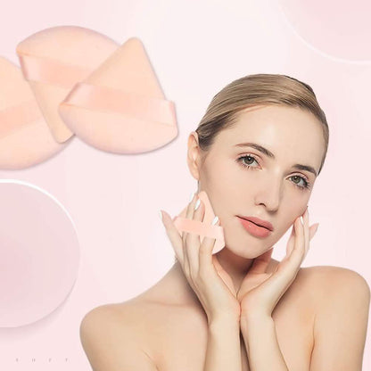 6-Piece: Face Soft Triangle Powder Puff - A-1 Thread Vault