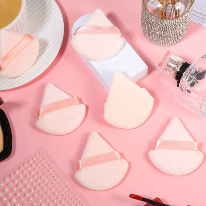 6-Piece: Face Soft Triangle Powder Puff - A-1 Thread Vault