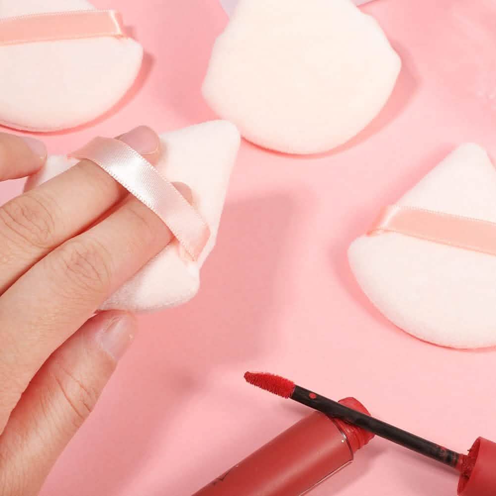 6-Piece: Face Soft Triangle Powder Puff - A-1 Thread Vault