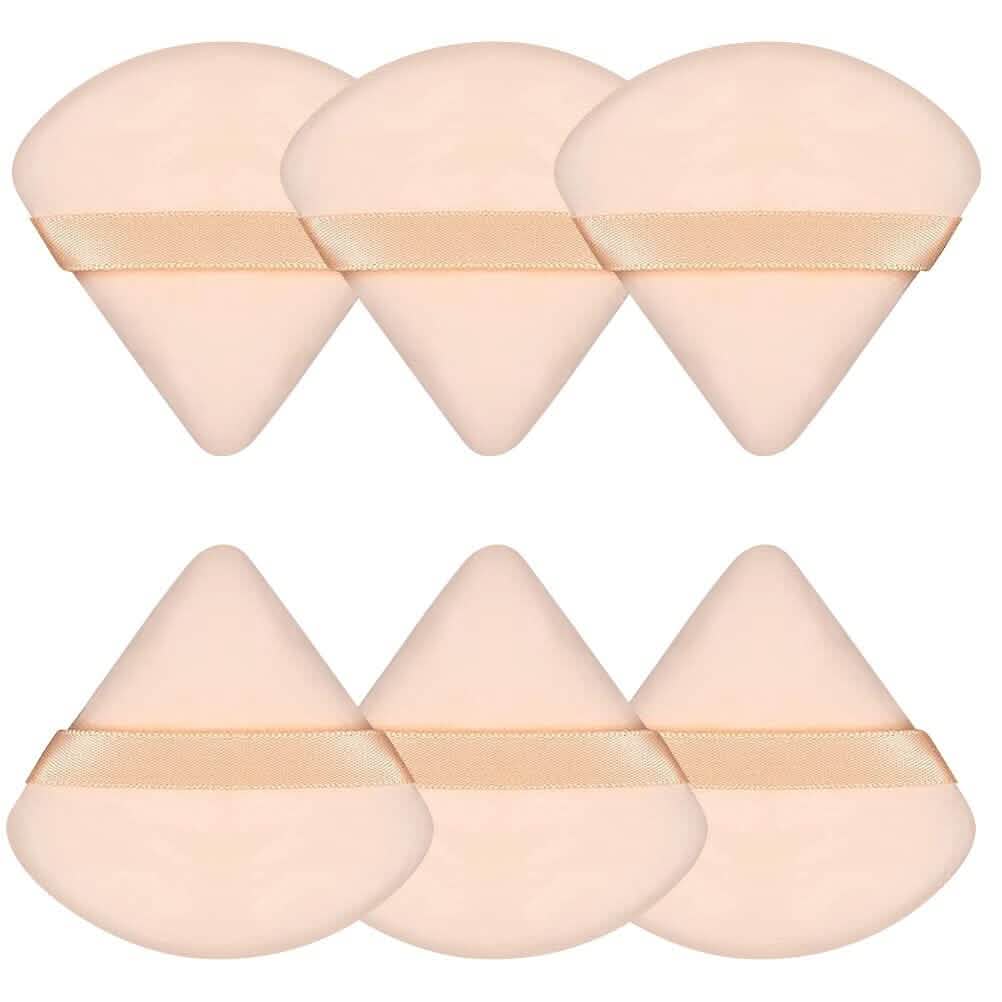 6-Piece: Face Soft Triangle Powder Puff - A-1 Thread Vault