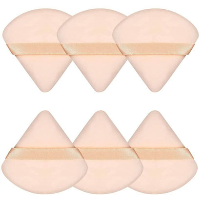 6-Piece: Face Soft Triangle Powder Puff - A-1 Thread Vault