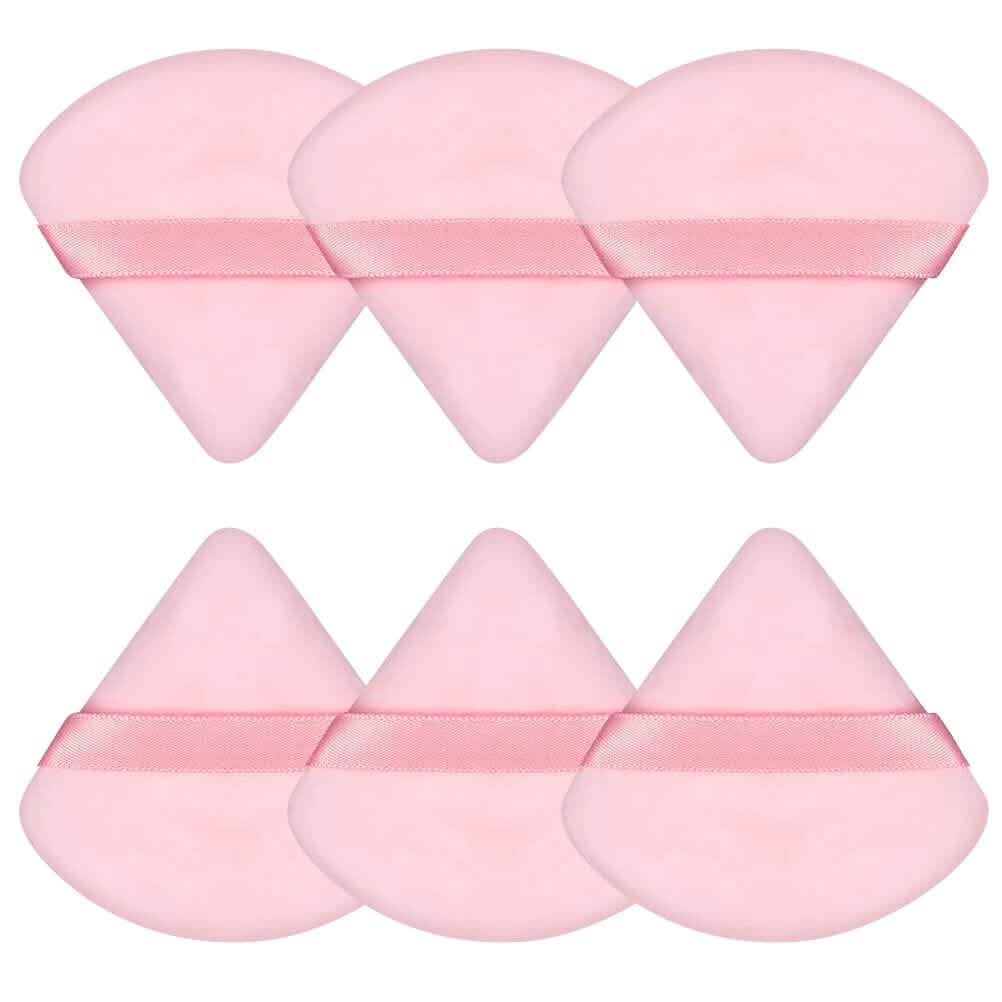 6-Piece: Face Soft Triangle Powder Puff - A-1 Thread Vault