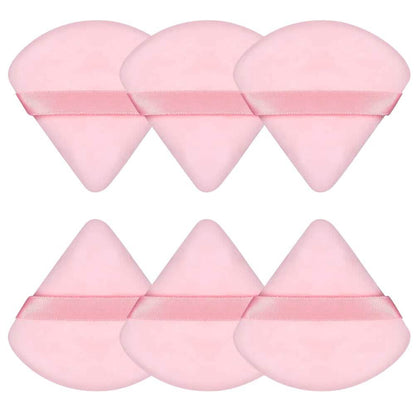 6-Piece: Face Soft Triangle Powder Puff - A-1 Thread Vault