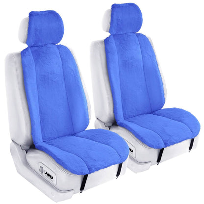6-Piece Set: Doe16 Faux Rabbit Fur Car Seat Cushions - A-1 Thread Vault