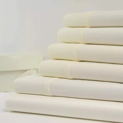 6-Piece Set: Kathy Ireland 1200 Thread Count Cotton Rich Sheet Set - A-1 Thread Vault