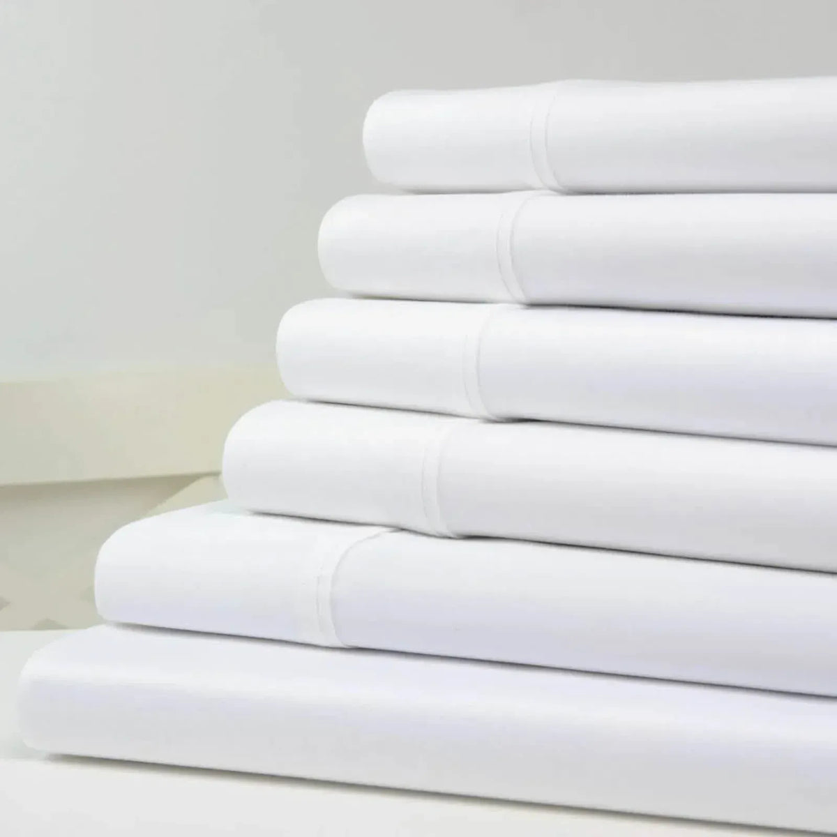 6-Piece Set: Kathy Ireland 1200 Thread Count Cotton Rich Sheet Set - A-1 Thread Vault