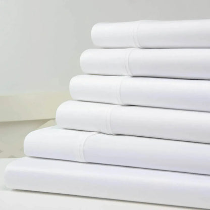 6-Piece Set: Kathy Ireland 1200 Thread Count Cotton Rich Sheet Set - A-1 Thread Vault