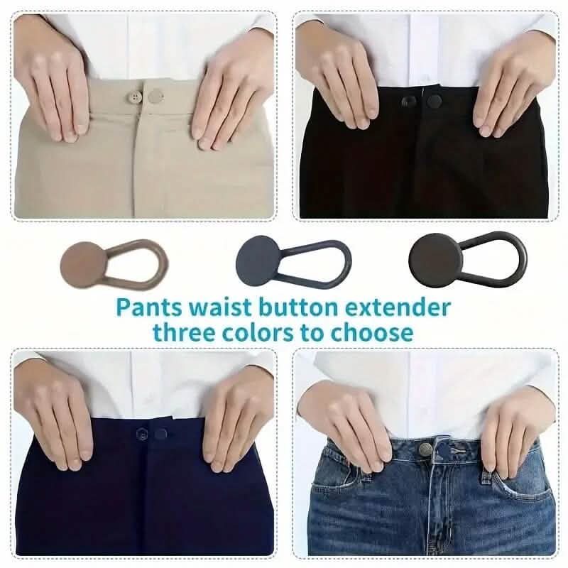 6-Pieces: Durable Waistband Expanders for Jeans - A-1 Thread Vault