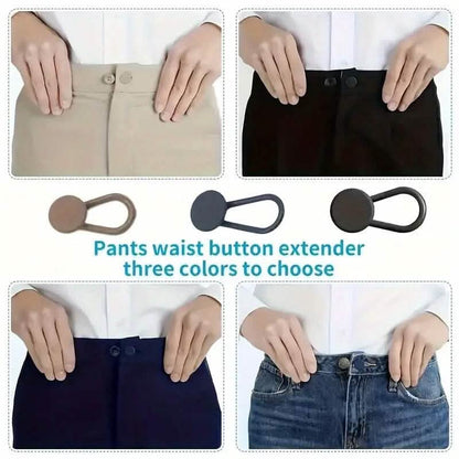 6-Pieces: Durable Waistband Expanders for Jeans - A-1 Thread Vault
