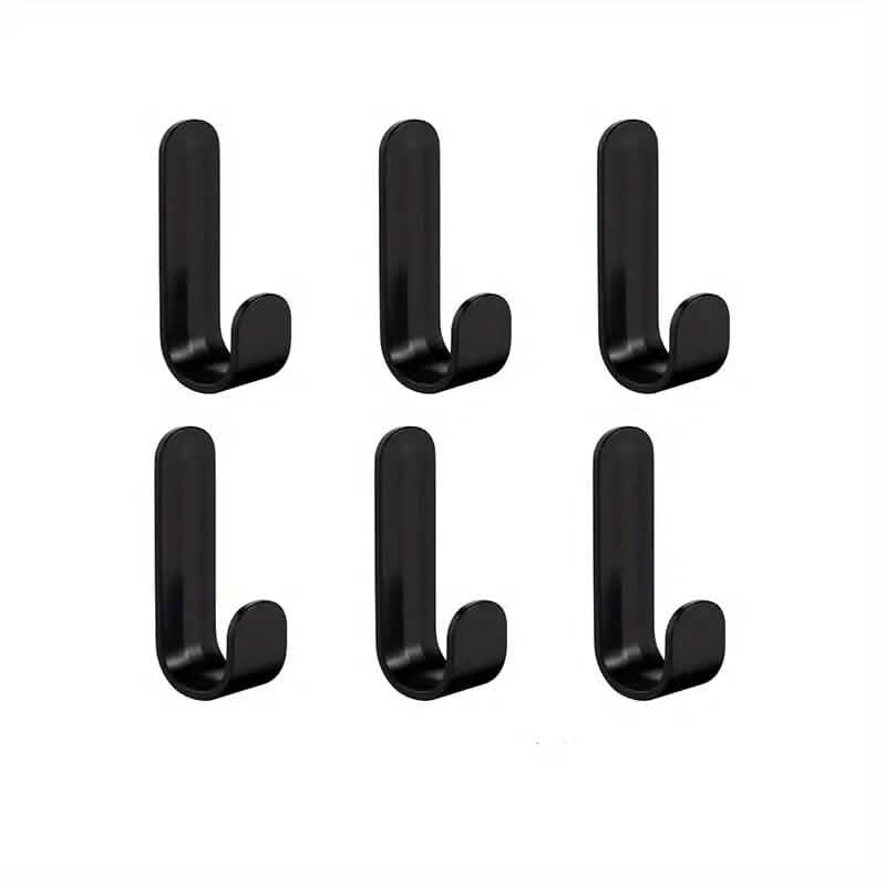6-Pieces: Easy Install J-Shaped Hooks - A-1 Thread Vault