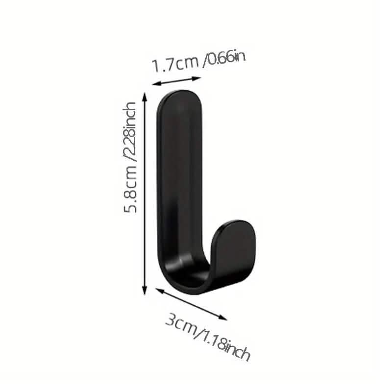 6-Pieces: Easy Install J-Shaped Hooks - A-1 Thread Vault