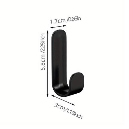 6-Pieces: Easy Install J-Shaped Hooks - A-1 Thread Vault