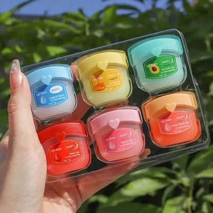 6-Pieces: Luxurious Glossy Lip Balm Set - Long-Lasting Hydration for Dry Lips - A-1 Thread Vault