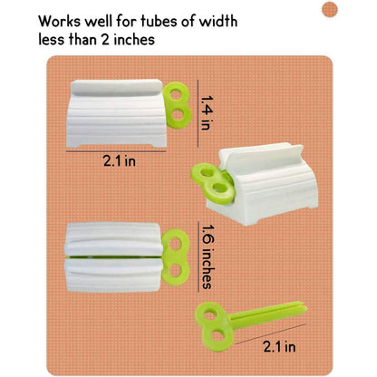 6-Pieces: Multi-Purpose Toothpaste Dispenser - A-1 Thread Vault