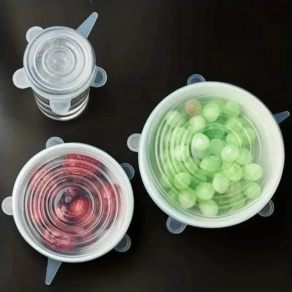 6-Pieces: Reusable Durable Food Storage Bowl Lids - A-1 Thread Vault