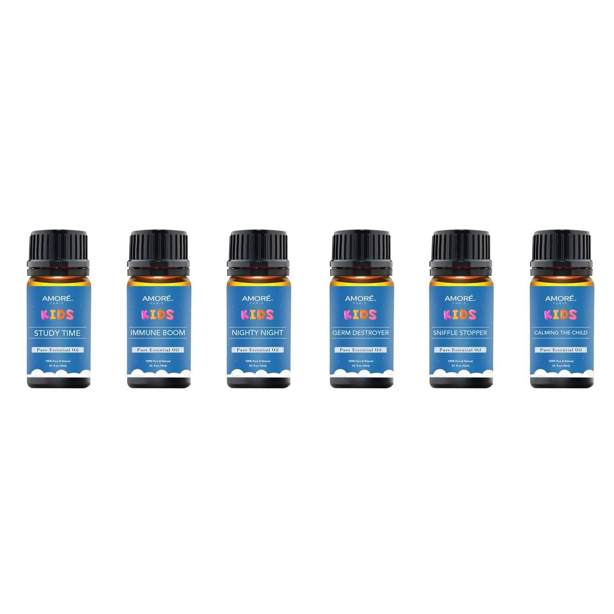 6-Pieces Set: Natural Aromatherapy Kids Safe Essential Oils Starter Set - A-1 Thread Vault