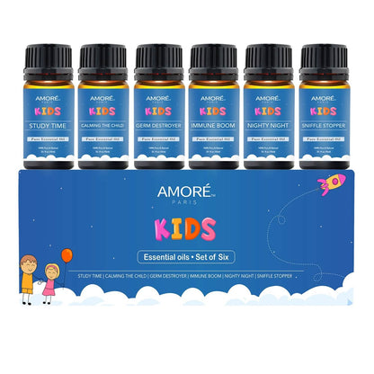 6-Pieces Set: Natural Aromatherapy Kids Safe Essential Oils Starter Set - A-1 Thread Vault