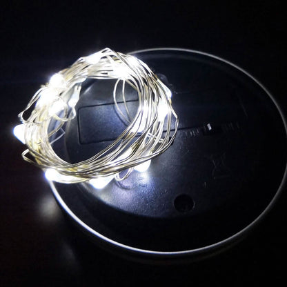 6-Pieces: Solar Powered Mason Jar Lid Lights 20 LEDs - A-1 Thread Vault