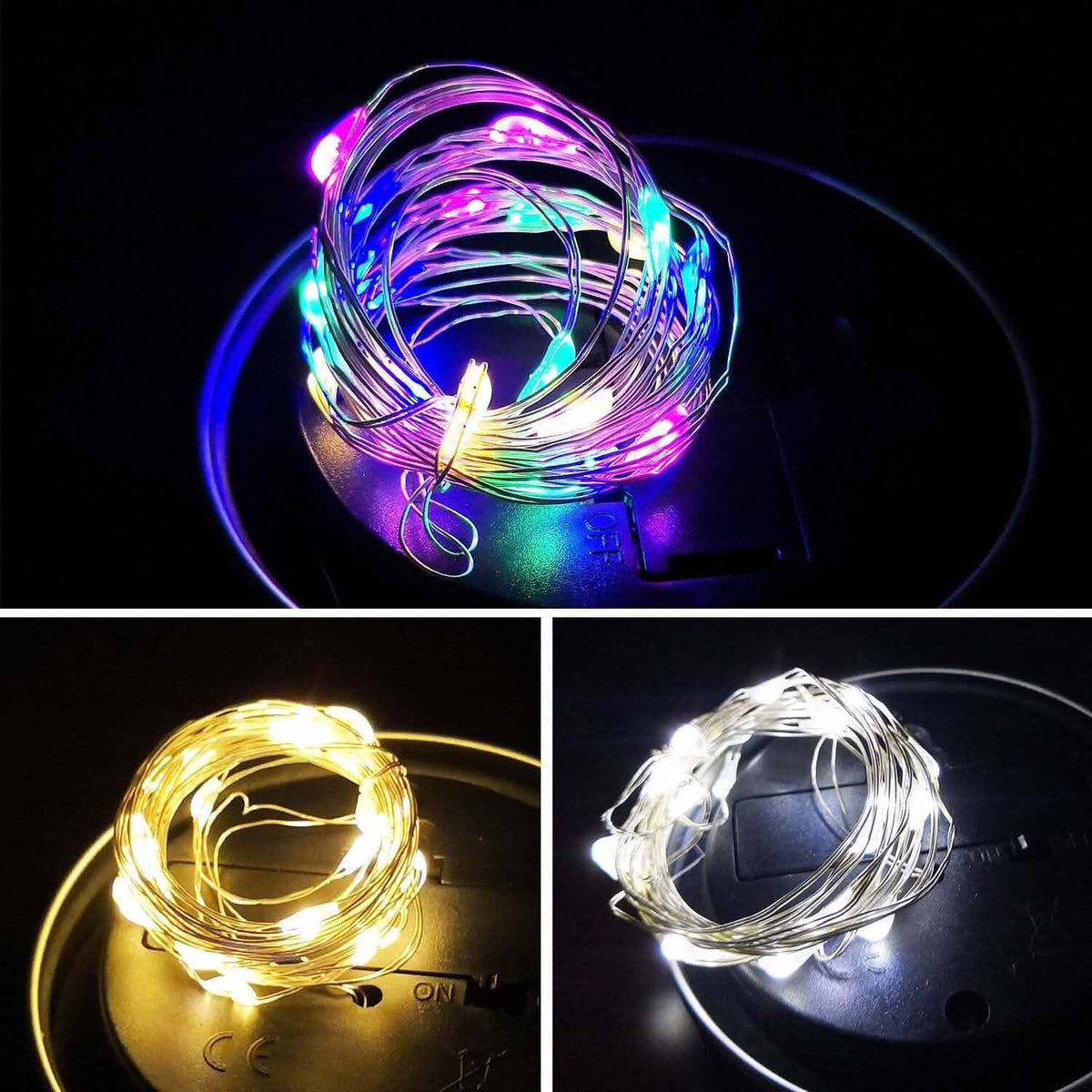 6-Pieces: Solar Powered Mason Jar Lid Lights 20 LEDs - A-1 Thread Vault
